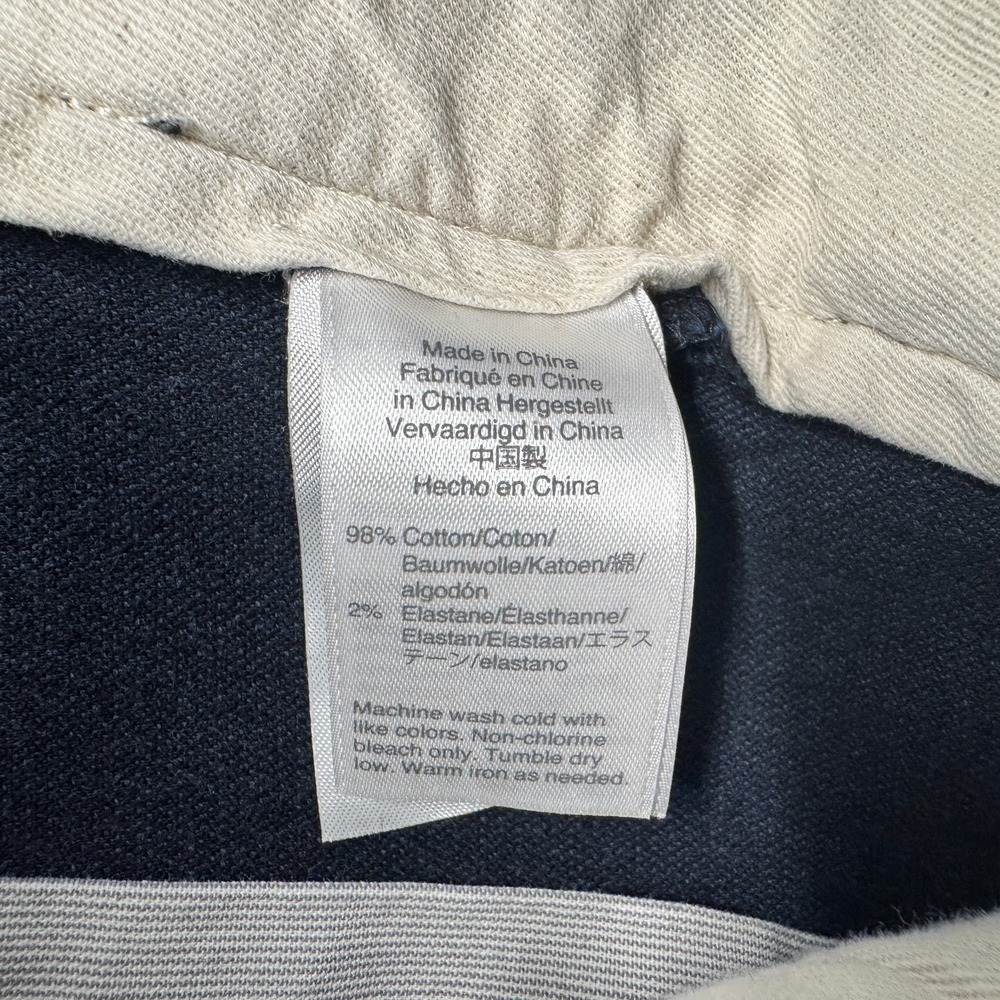 J Crew Pants Blue Flex Chino Slim Fit Cotton Stretch Preppy Frat Boy Men's 32x32 - Picture 5 of 13